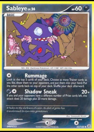 Sableye #63/132 — Secret Wonders