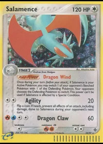 Salamence #10/97 — EX Drago