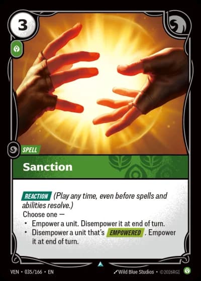 Sanction #035/248 — Vendetta