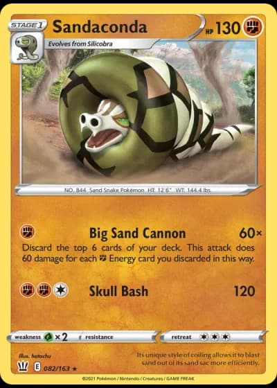 Sandaconda #82/163 — Battle Styles