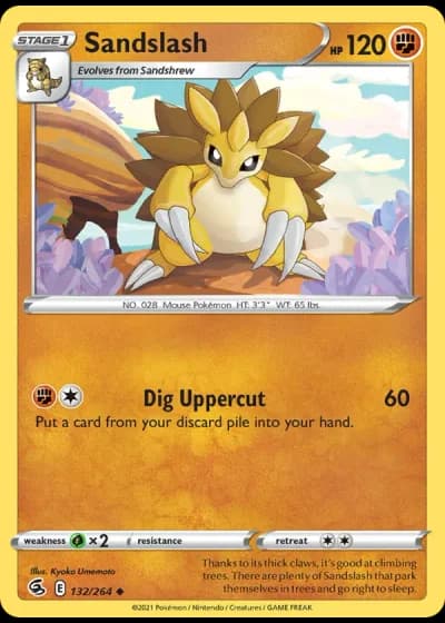 Sandslash #132/264 — Fusion Strike