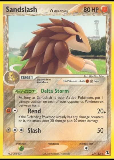 Sandslash #27/113 — Delta Species