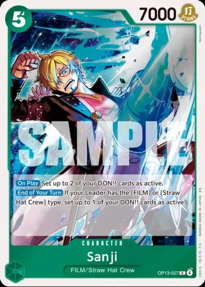 Sanji (OP13-027) — Carrying on His Will (OP13)