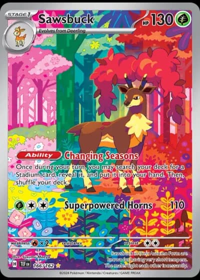 Sawsbuck #166/162 — Temporal Forces
