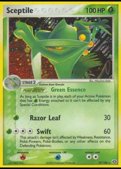 Sceptile #10/106 — Emerald