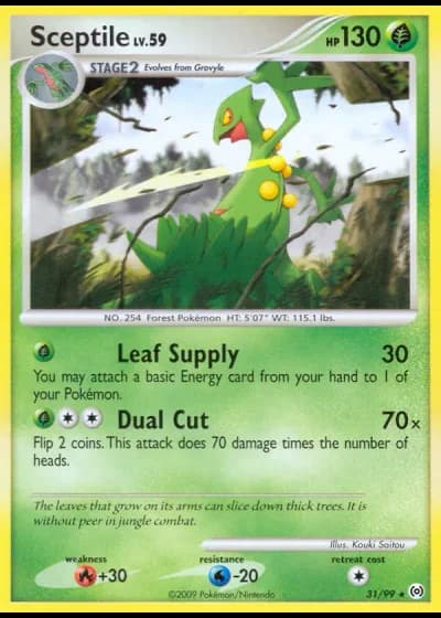 Sceptile #31/99 — Arceus
