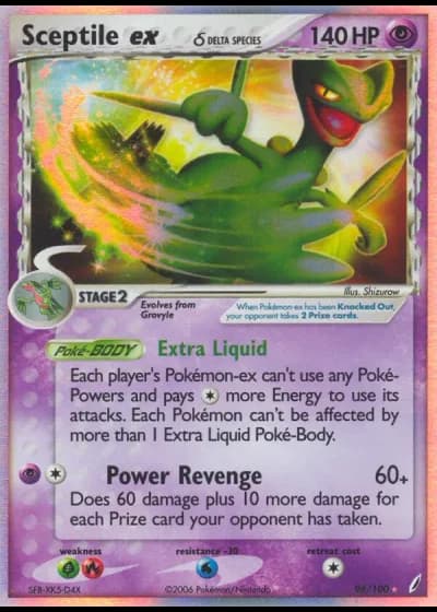 Sceptile ex #96/100 — Crystal Guardians