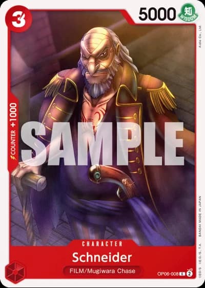 Schneider (OP06-008) — Wings of the Captain (OP06)