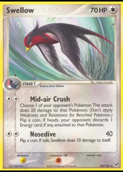 Schwalboss #49/107 — EX Deoxys
