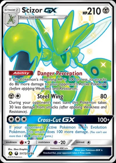 Scizor GX SV72/94 — Shiny Vault (Hidden Fates)