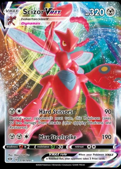 Scizor VMAX #119/189 — Darkness Ablaze