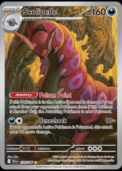 Scolipede #134/86 — Black Bolt