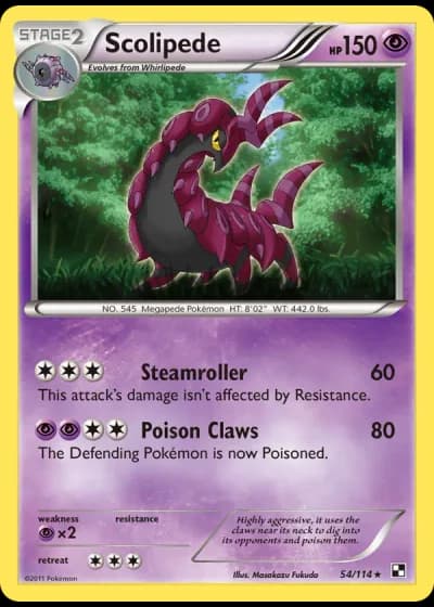 Scolipede #54/114 — Black & White