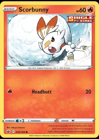 Scorbunny #26/198 — Chilling Reign