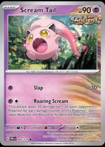 Scream Tail #042/131 — Prismatic Evolutions