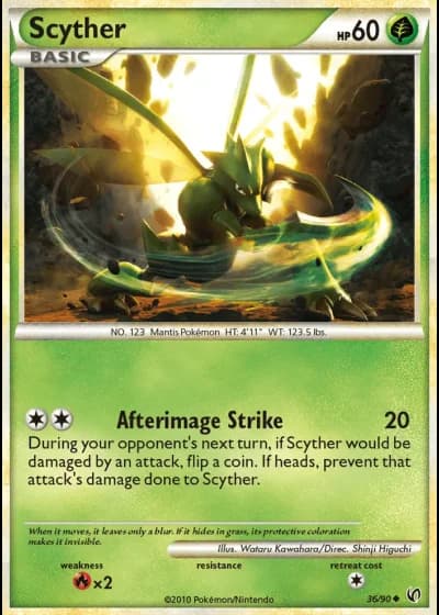 Scyther #36/90 — Undaunted