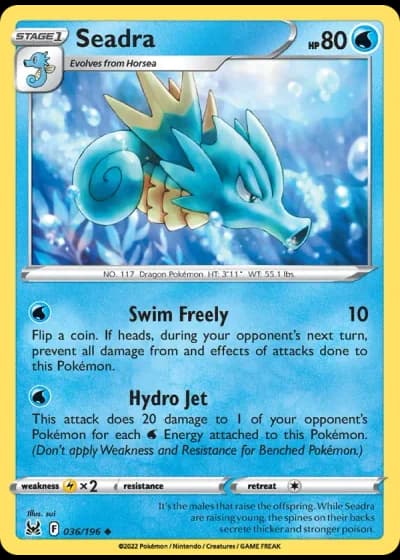 Seadra #036/196 — Lost Origin