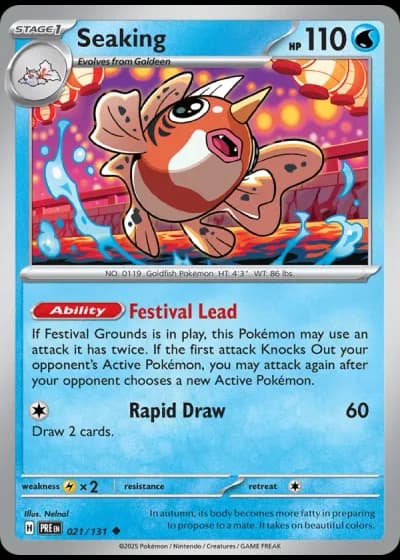 Seaking #021/131 — Prismatic Evolutions
