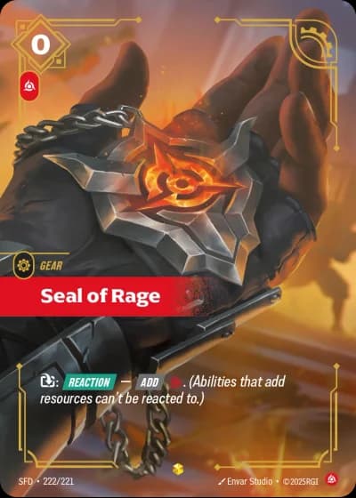 Seal of Rage #222/303 — Spiritforged