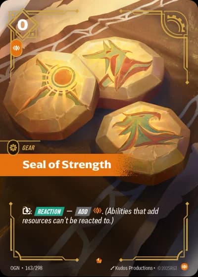 Seal of Strength #163/352 — Origins
