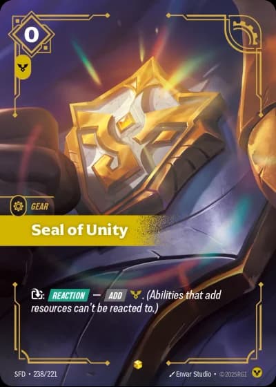 Seal of Unity #238/303 — Spiritforged