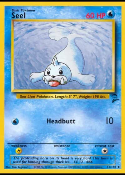 Seel #61/130 — Base Set 2