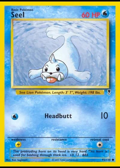 Seel #92/110 — Legendary Collection
