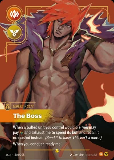 Sett, The Boss #310/352 — Origins