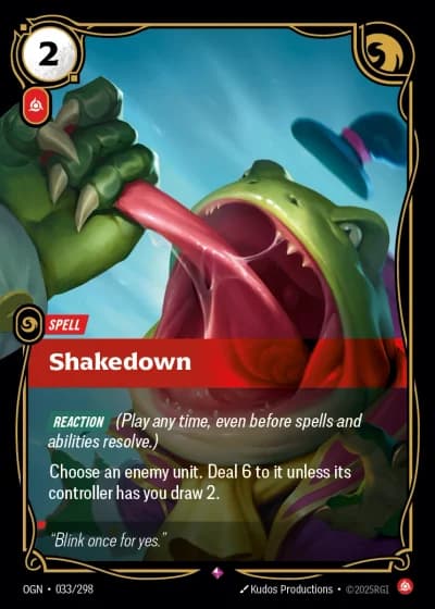 Shakedown #033/352 — Origins