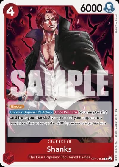 Shanks (OP12-008) — Legacy of the Master (OP12)