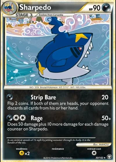 Sharpedo #30/102 — Triumphant