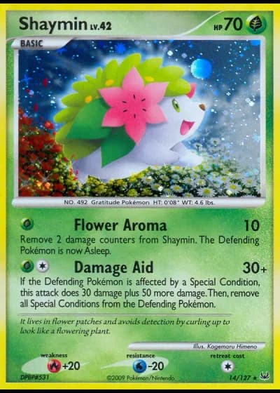 Shaymin #14/127 — Platinum
