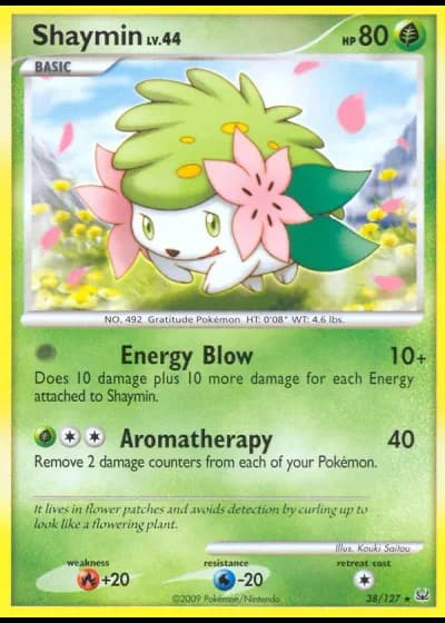 Shaymin #38/127 — Platinum