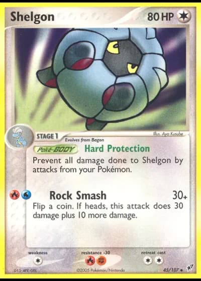 Shelgon #45/107 — Deoxys