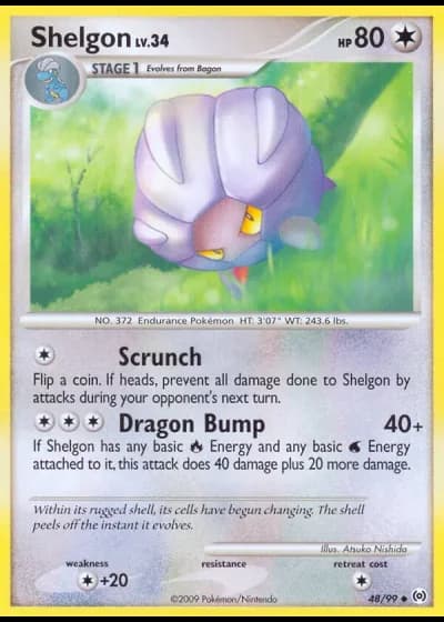 Shelgon #48/99 — Arceus
