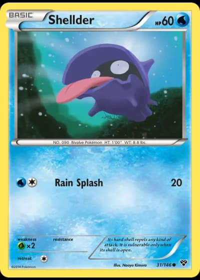 Shellder #31/146 — XY