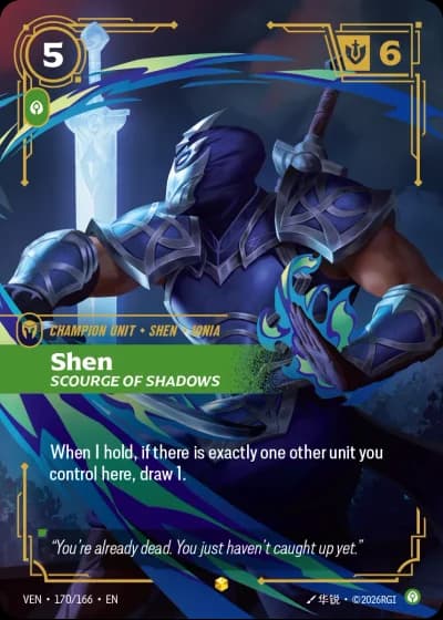 Shen, Scourge of Shadows #170/248 — Vendetta