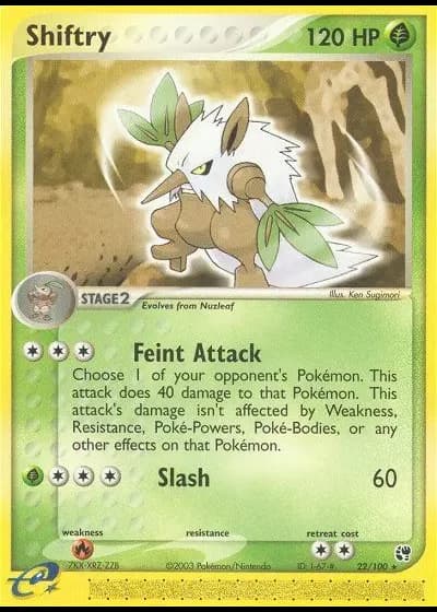 Shiftry #22/100 — Sandstorm