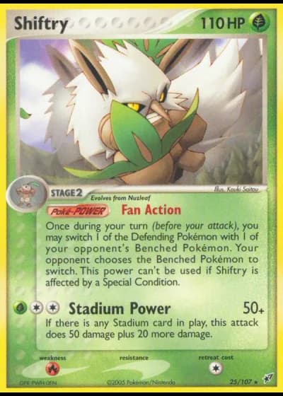 Shiftry #25/107 — EX Deoxys