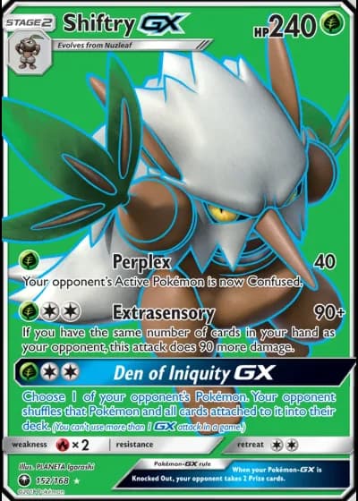 Shiftry GX #152/168 — Celestial Storm