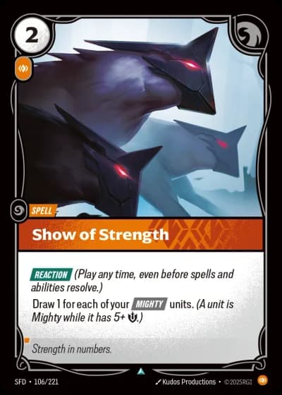 Show of Strength #106/303 — Spiritforged