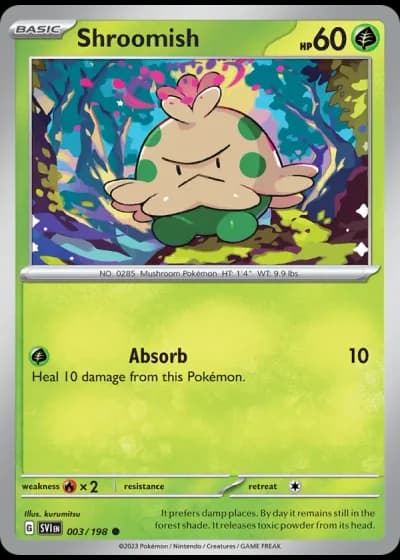 Shroomish #003/198 — Scarlet & Violet