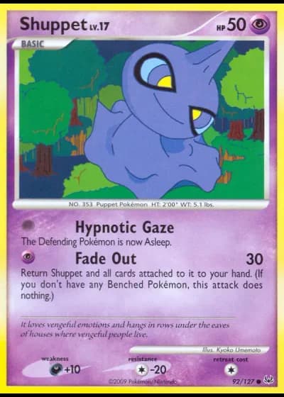Shuppet #92/127 — Platino