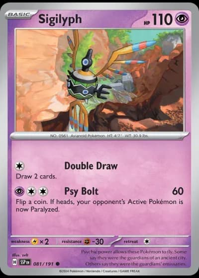 Sigilyph #081/191 — Surging Sparks