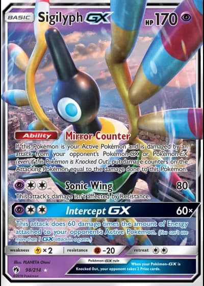 Sigilyph GX #98/214 — Lost Thunder