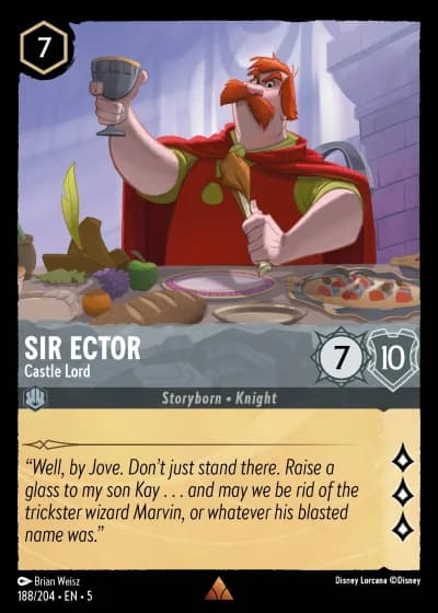 Sir Ector - Castle Lord #188/204 — Shimmering Skies