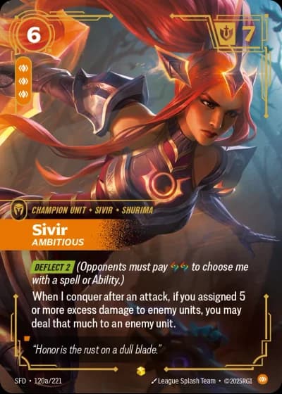 Sivir, Ambitious #120a/303 — Spiritforged