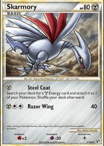 Skarmory #21/90 — Undaunted