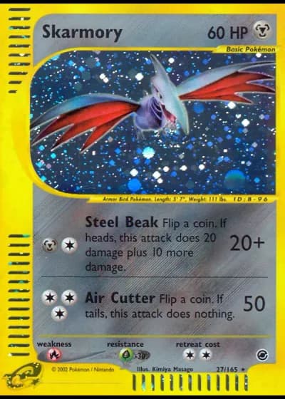 Skarmory #27/165 — Expedition Base Set