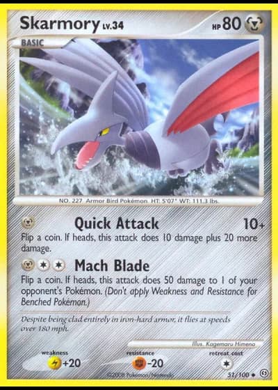 Skarmory #51/100 — Stormfront